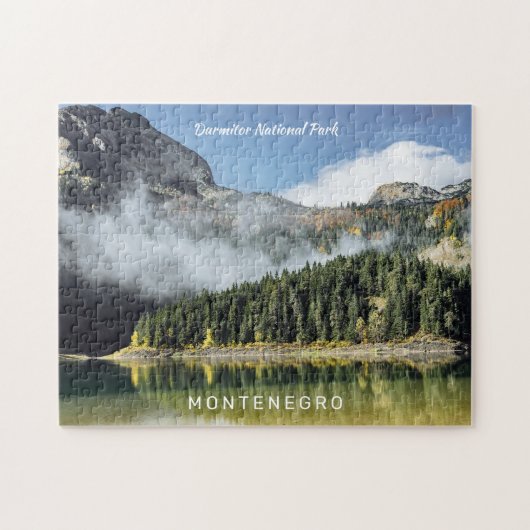 Benutzerdefinierter Text Montenegro Puzzle (Horizontal)