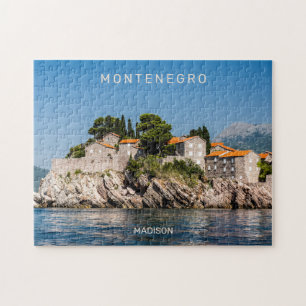 Benutzerdefinierter Text Montenegro Puzzle