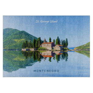 Benutzerdefinierter Text Montenegro Schneidebrett