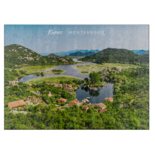 Benutzerdefinierter Text Montenegro Schneidebrett