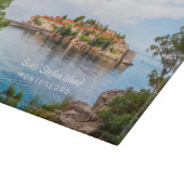 Benutzerdefinierter Text Montenegro Schneidebrett (Ecke)