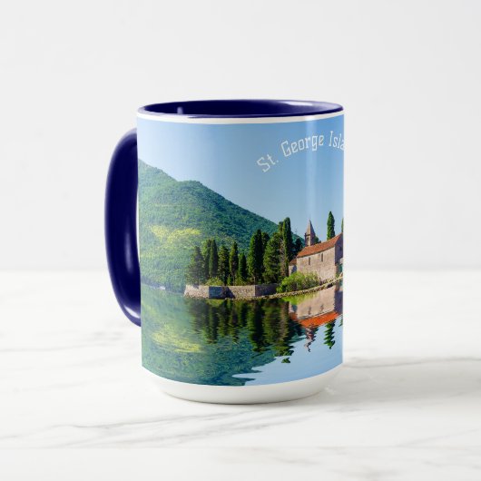 Benutzerdefinierter Text Montenegro Tasse (Vorderseite Links)