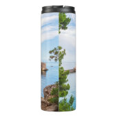 Benutzerdefinierter Text Montenegro Thermosbecher (Rückseite)