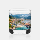 Benutzerdefinierter Text Montenegro Whiskyglas (Rückseite)