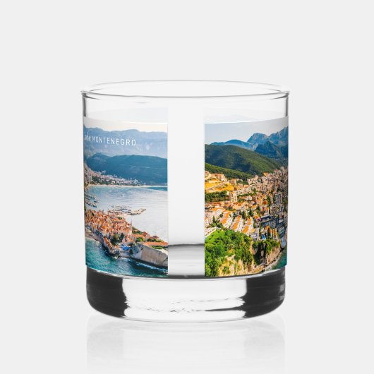 Benutzerdefinierter Text Montenegro Whiskyglas (Rechts)