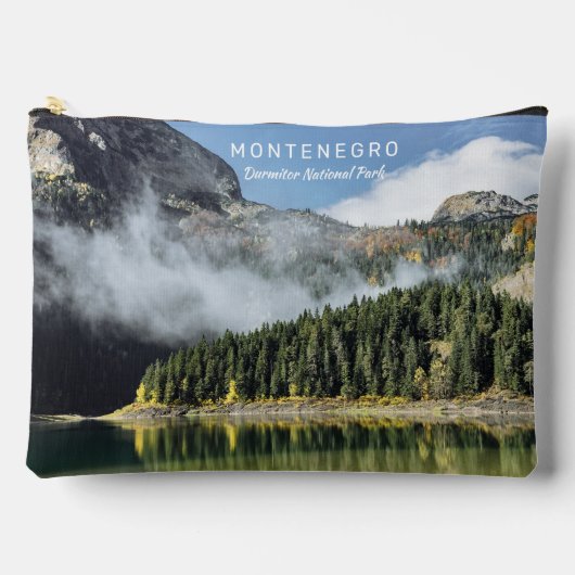 Benutzerdefinierter Text Montenegro Zubehörtasche (Vorderseite)