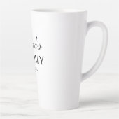 Benutzerdefinierter Text MUMMY Latte Tasse Geschen (Rechts)