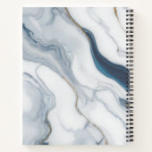 Benutzerdefinierter Text - Muster marbieren Notizblock (Rückseite)