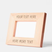 Benutzerdefinierter Text Name Laser Gravur Bilderr Geätzte Rahmen (Links)