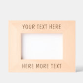 Benutzerdefinierter Text Name Laser Gravur Bilderr Geätzte Rahmen (Vorderseite)