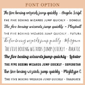 Benutzerdefinierter Text Name Skript-Typografie He Geätzte Rahmen