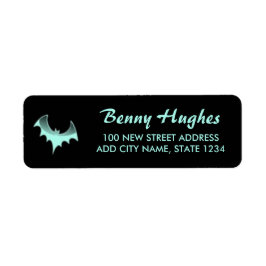 Benutzerdefinierter Text neblauer Fledermaus schwa