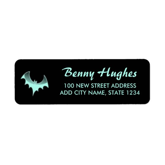 Benutzerdefinierter Text neblauer Fledermaus schwa (Vorne)