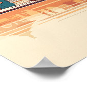 Benutzerdefinierter Text Nepal Poster (Ecke)