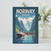 Benutzerdefinierter Text Norwegen (Stehend Vorderseite)