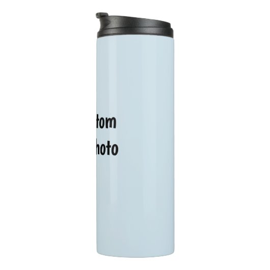 Benutzerdefinierter Text oder Foto Thermosbecher (Nach rechts gedreht)