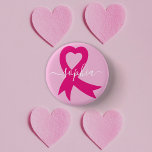Benutzerdefinierter Text oder Name der Zeichenkett Button<br><div class="desc">Das rosa Band ist zum universellen Symbol für Brustkrebs geworden,  indem sie das Bewusstsein schärft,  die Unterstützung leistet und Frauen solidarisch zusammenbringt.</div>