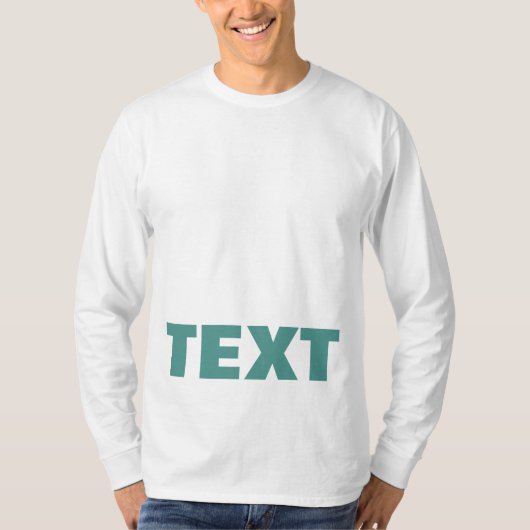 Benutzerdefinierter Text oder Name Medien Moderner T-Shirt (Vorderseite)