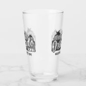 Benutzerdefinierter Text Orlando Florida Glas (Links)