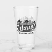 Benutzerdefinierter Text Orlando Florida Glas (Vorderseite)