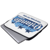 Benutzerdefinierter Text Orlando Florida Laptopschutzhülle (Vorne Knopf)