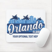 Benutzerdefinierter Text Orlando Florida Mousepad (Mit Mouse)
