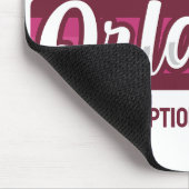 Benutzerdefinierter Text Orlando Florida Mousepad (Ecke)