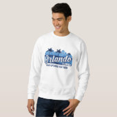 Benutzerdefinierter Text Orlando Florida Sweatshirt (Vorne ganz)