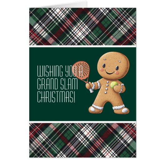 🎾 🎄 benutzerdefinierter Text, Padel Powered Chri (Vorne)