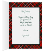 🎾 🎄 benutzerdefinierter Text, Padel Powered Chri (Innen (Rechts))