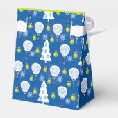 🎾 🎄 benutzerdefinierter Text, Padel Smashing Wei Geschenkschachtel (Rückseite)