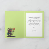 Benutzerdefinierter Text, padel Trollin'' Court Na Karte (Innenseite)