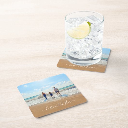 Benutzerdefinierter Text-Papier-Untersetzer für Ih Rechteckiger Pappuntersetzer (Vor Ort)