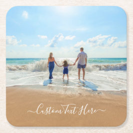 Benutzerdefinierter Text-Papier-Untersetzer für Ih Rechteckiger Pappuntersetzer