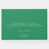 💍 Benutzerdefinierter Text Passiflora Serenity Gästebuch (Rückseite)