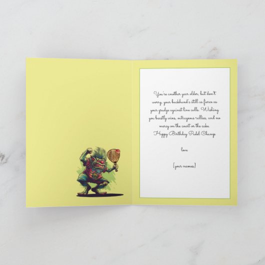 Benutzerdefinierter Text, Pdel Trollin’ & Rollin" Karte (Innenseite)