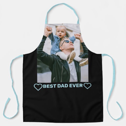 Benutzerdefinierter Text personalisiertes Foto und Schürze (Vorderseite)