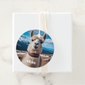 Benutzerdefinierter Text Peru Llama Geschenkanhänger (Beispiel)