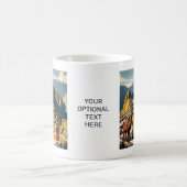 Benutzerdefinierter Text Peru Machu Picchu Kaffeetasse (Mittel)