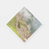 Benutzerdefinierter Text Peru Machu Picchu Serviette (Ecke)