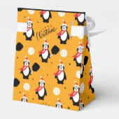 Benutzerdefinierter Text, 🐧 Pickleball Frohe Weih Geschenkschachtel (Rückseite)