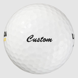 Benutzerdefinierter Text Player Name Golfbälle