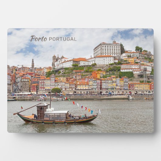 Benutzerdefinierter Text Porto Portugal Fotoplatte (Vorderseite)