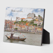 Benutzerdefinierter Text Porto Portugal Fotoplatte (Seite)