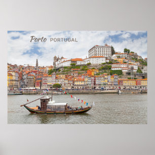 Benutzerdefinierter Text Porto Portugal Poster