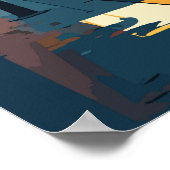 Benutzerdefinierter Text - Portugal Poster (Ecke)