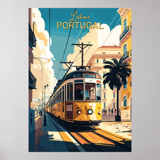 Benutzerdefinierter Text - Portugal Poster (Vorne)