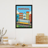 Benutzerdefinierter Text - Portugal Poster (Küche)