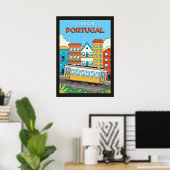 Benutzerdefinierter Text - Portugal Poster (Heimbüro)
