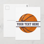 Benutzerdefinierter Text Postkarte (Vorne/Hinten)